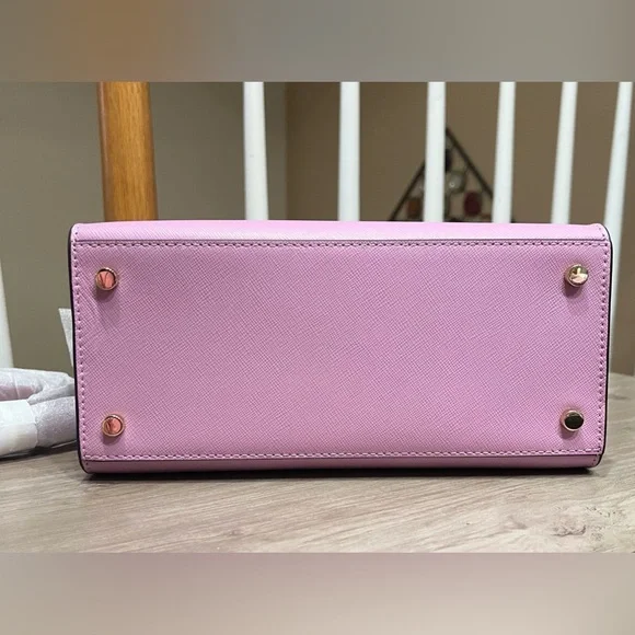 ❌SOLD❌ NWT Kate Spade Madison Satchel and Wallet Set in Berry Crea Color - Picture 8 of 8